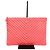 Chanel Clutch Caviar Chevron Large Silver