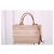 Miu Miu Logo Jacquard Camel Schultertasche - Ansicht 2