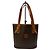 Céline Macadam Bucket Bag Brown
