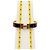 Bracciale Hermès Click H Nero Oro - vista 7