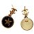 Chanel Orecchini Round Star CC Gold - vista 4