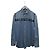 Balenciaga Giacca sovracamicia in denim azzurro con logo ricamato