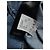 Balenciaga Giacca sovracamicia in denim azzurro con logo ricamato - vista 5