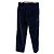 Prada Pantaloni in velluto con logo triangolare Navy