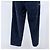 Prada Pantaloni in velluto con logo triangolare Navy - vista 4