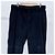 Prada Pantaloni in velluto con logo triangolare Navy - vista 6