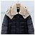 Moncler Lammfelljacke Senf Schwarz - Ansicht 2