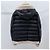 Moncler Lammfelljacke Senf Schwarz - Ansicht 4