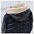 Moncler Lammfelljacke Senf Schwarz - Ansicht 5