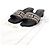 Dior Mule Slipper Dway Heel Slide in cotone ricamato Deep Blue da donna - vista 7