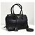 Prada Borsa Tote in Pelle di Vitello Borsa a Tracolla Nera - vista 2