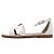 Hermès Sandali con cinturino Santorini da donna, bianco