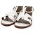 Hermès Sandali con cinturino Santorini da donna, bianco - vista 5