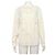 Chanel Blusa de cinta de seda para mujer con logo CC de leopardo
