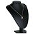 Collana Dior D Logo Marrone Metallo - vista 3