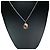 Collana Dior D Logo Marrone Metallo - vista 4