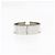 Hermès Bracciale largo CLIC Clac finitura argentata bianco GM - vista 4