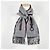 Hermès Sciarpa in cashmere grigia - vista 13