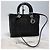Dior Lady Cannage Tote Bag Black Silver Medium - Ansicht 4