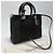 Dior Lady Cannage Tote Bag Black Silver Medium - Ansicht 5