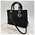 Dior Lady Cannage Tote Bag Black Silver Medium - Ansicht 6