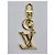 Portachiavi Louis Vuitton Key Holder Oro Metallo - vista 6