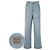 Miu Miu Hellblaue Chambray-Denim-Hose