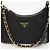 Re-Edition Prada Mini Borsa Re Edition Chain in Nylon Nero - vista 2