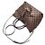 Borsa a mano Louis Vuitton Damier Sienna PM Marrone - vista 4