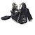 Prada Borsa Hobo Re-Edition in nylon con tracolla a catena - vista 2