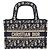 Dior Mini Book Tote Oblique Ricamato