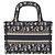 Dior Mini Book Tote Oblique Ricamato - vista 3