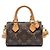 Louis Vuitton Monogram Nano Speedy Marrone
