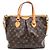 Louis Vuitton Monogram Palermo PM Borsa Tote Marrone