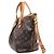 Louis Vuitton Monogram Palermo PM Borsa Tote Marrone - vista 2
