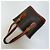 Borsa a secchiello Céline Macadam marrone pelle - vista 10
