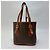 Borsa a secchiello Céline Macadam marrone pelle - vista 2