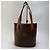 Borsa a secchiello Céline Macadam marrone pelle - vista 2
