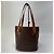 Borsa a secchiello Céline Macadam marrone pelle - vista 7