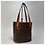 Borsa a secchiello Céline Macadam marrone pelle - vista 8