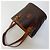 Borsa a secchiello Céline Macadam marrone pelle - vista 9