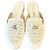 Mule Chanel perlate Cream