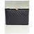Chanel Boy Caviar Gold Large Clutch Series - vista 3