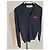 Comme Des Garcons Herren-Cardigan Schwarz Double Wool - Ansicht 4