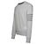 Thom Browne Relaxed Fit Loopback Terry Sweatshirt mit Ton-in-Ton-Streifen und RWB-Tab - Ansicht 4