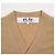 Comme Des Garcons CAMEL Unisex Cardigan mit weißem Herz-Patch - Ansicht 3