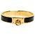 Bracciale Hermès Click H Nero e Oro