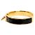 Bracciale Hermès Click H Nero e Oro - vista 2