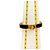 Bracciale Hermès Click H Nero e Oro - vista 7