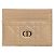 Dior Kartenetui Beige Leder